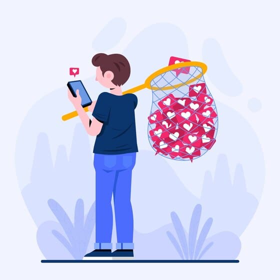 Изображение, иллюстрирующее преимущества покупки лайков в Инстаграм